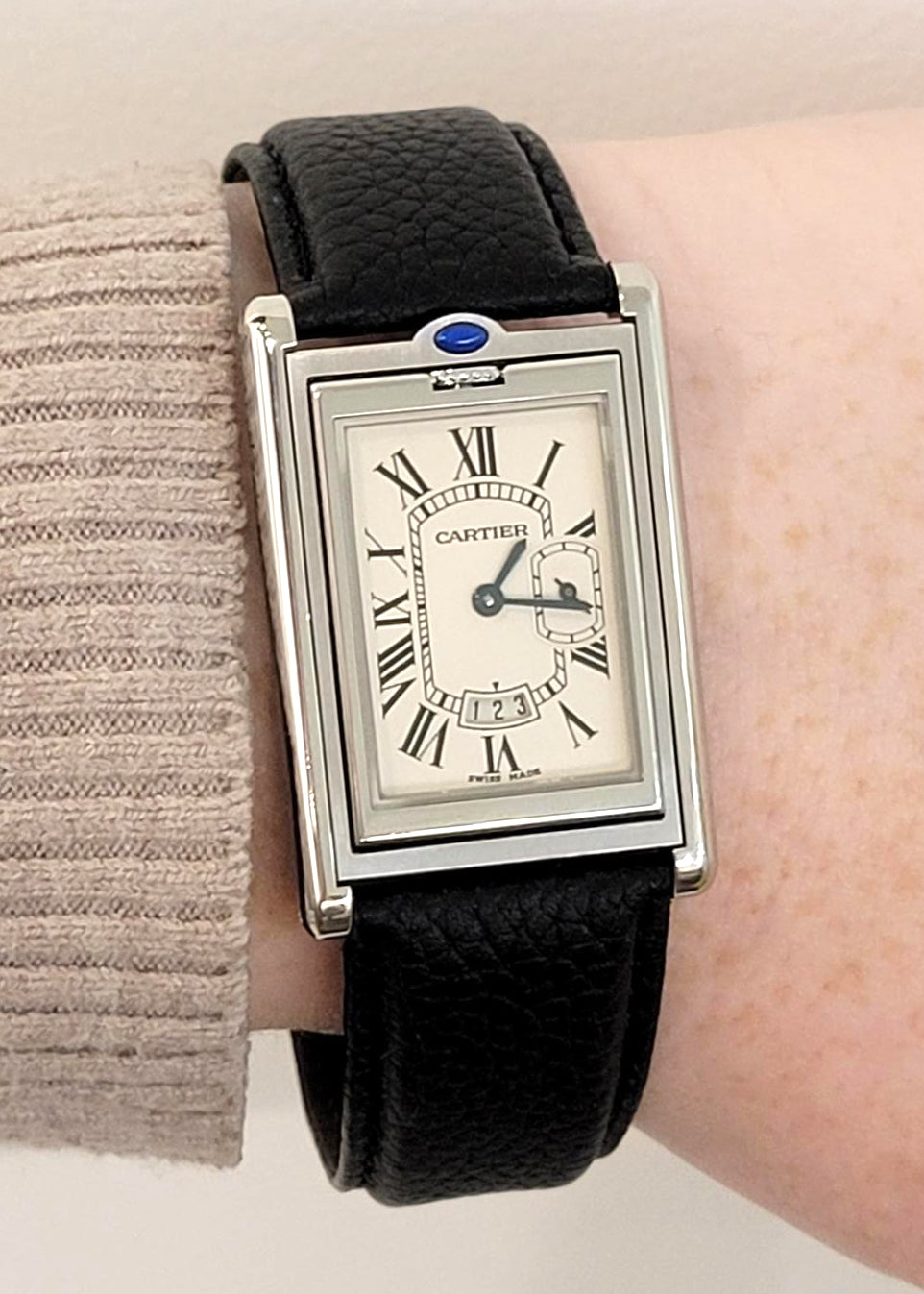 S/S Cartier Basculante XL Reference 2522