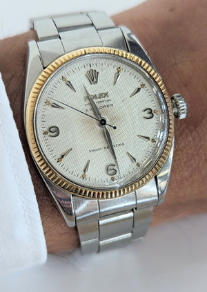 18K Y/G and S/S Rolex Explorer I Reference 6299 (1956)