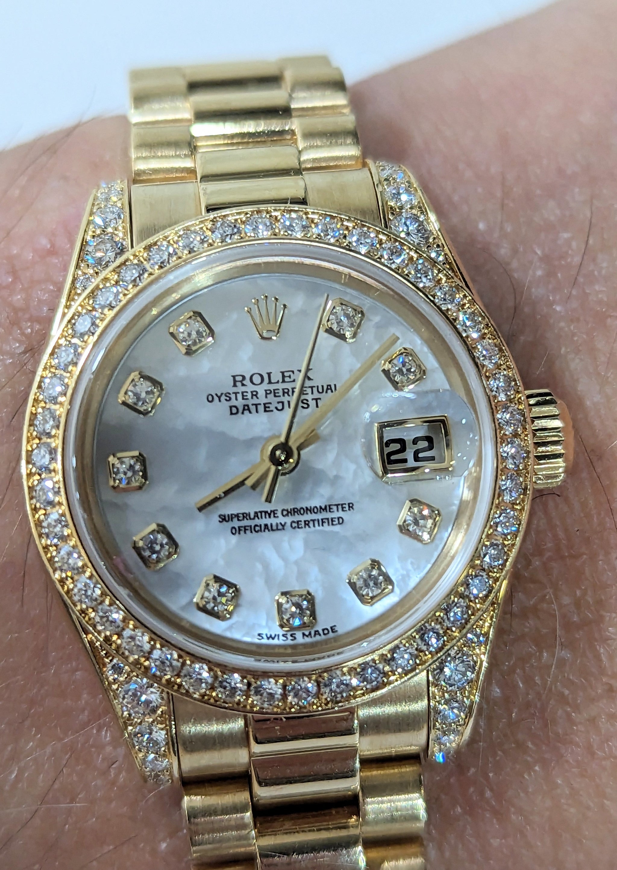 Rolex datejust ladies diamond dial Clearance