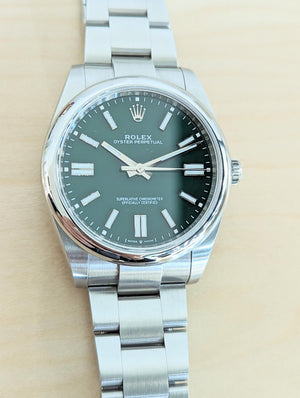Rolex Oyster Perpetual 41 Green Dial Ref. 124300