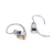 14k White Gold Yellow Sapphire & Diamond Drop Earrings