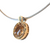 14k Yellow Gold Citrine & Diamond 'Sun' Pendant