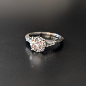 Special! Platinum Diamond Engagement Ring