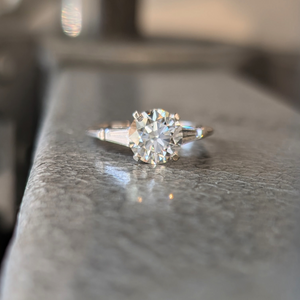 Special! Platinum Diamond Engagement Ring