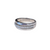 14k White Gold Natural Diamond Wideband Ring