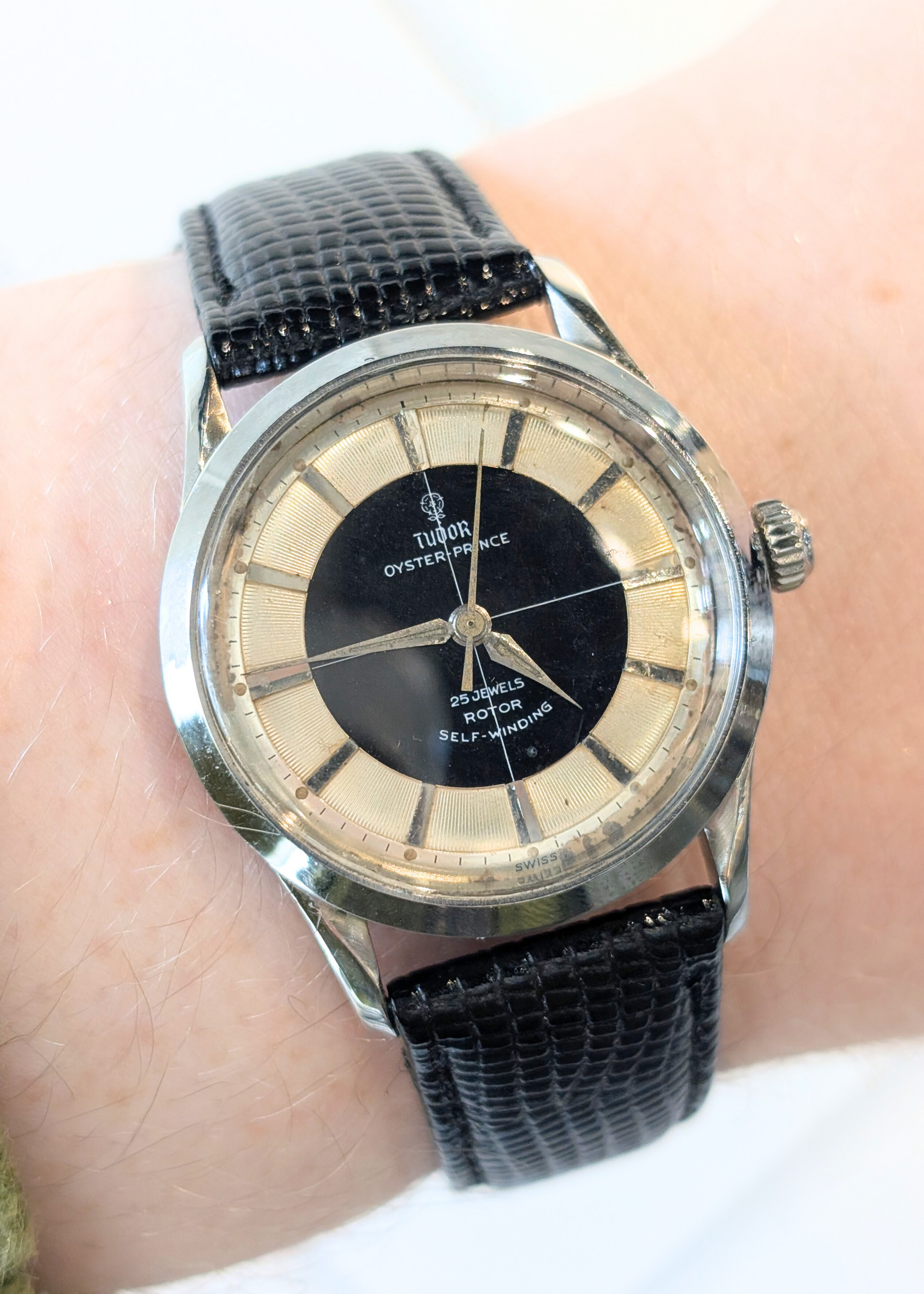 Tudor Oyster Prince - Tuxedo Dial - Vintage 1960