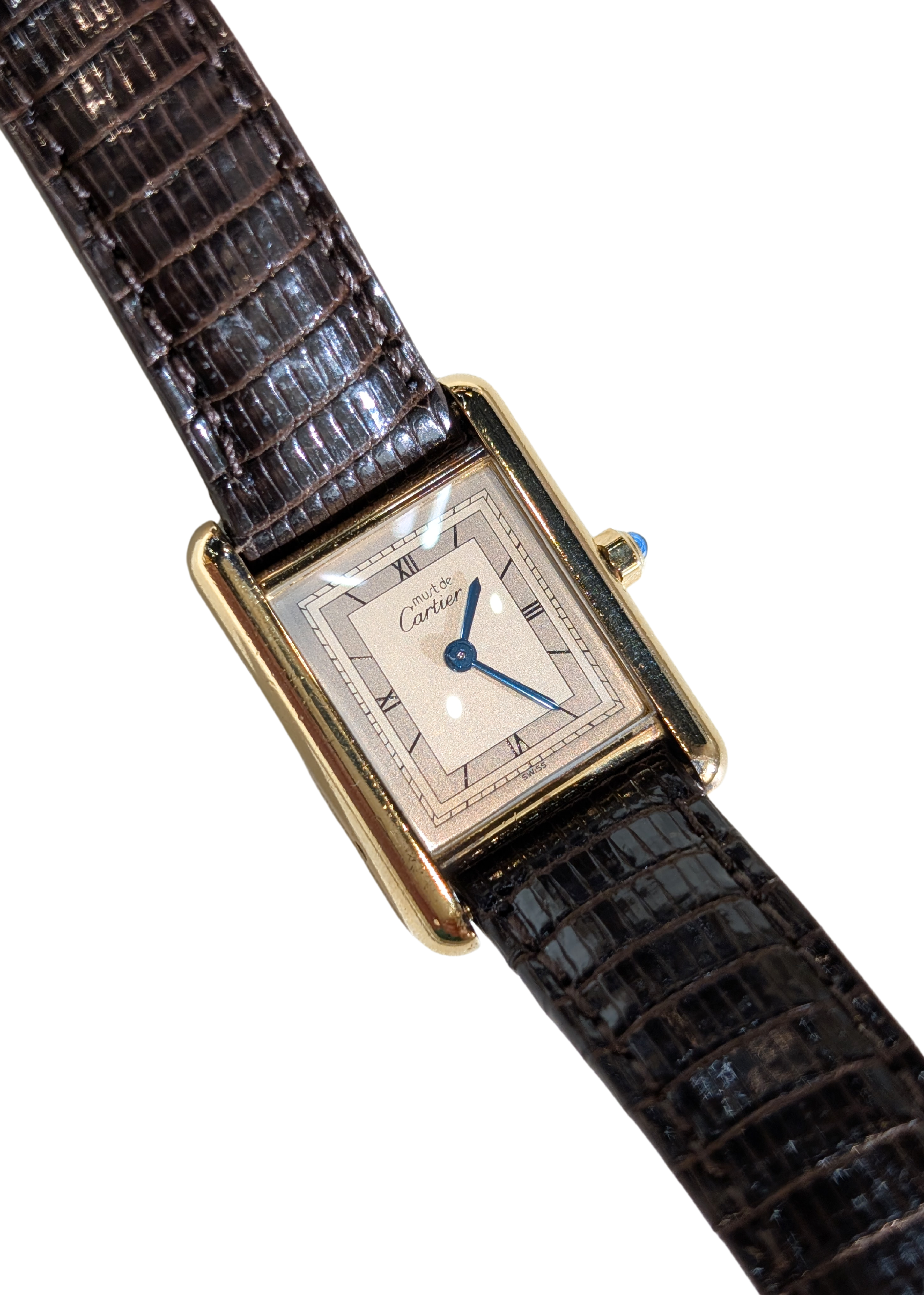 Cartier Tank Vermeil 28x21mm Watch c.1980s - Francis Jewellers