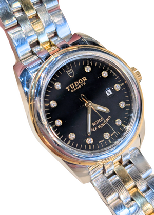 Tudor Glamour Ladies Two-Tone Wristwatch