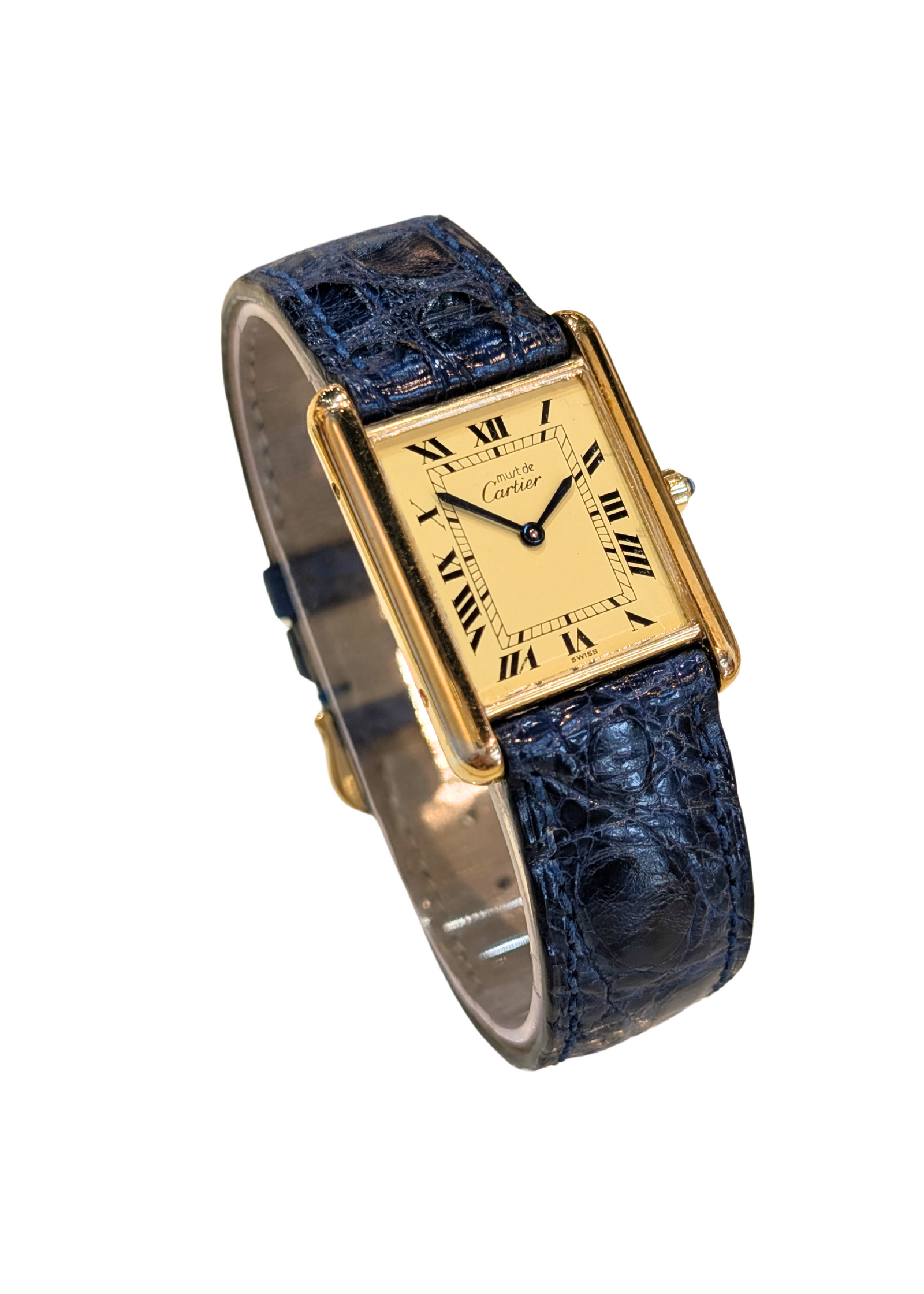 Cartier Paris Tank LM - Silver & Gold Vermeil Case