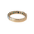 14k Yellow Gold Emerald & Diamond Open-Claw Band