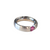 18k White Gold Pink Sapphire & Diamond Tension Ring