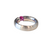 18k White Gold Pink Sapphire & Diamond Tension Ring