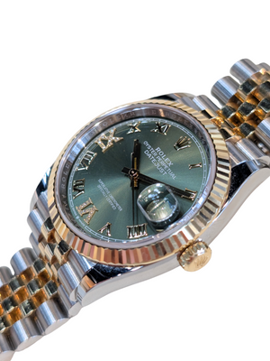 Rolex Datejust 36 Two-Tone with Olive Green Dial - 2023