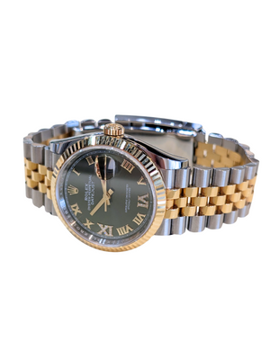 Rolex Datejust 36 Two-Tone with Olive Green Dial - 2023