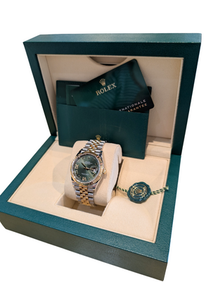 Rolex Datejust 36 Two-Tone with Olive Green Dial - 2023
