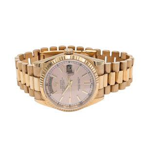 Rolex 18k Yellow Gold President Day-Date Wristwatch