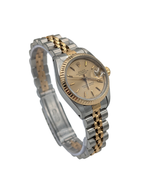 Rolex Ladies Datejust 2-Tone Tapestry Dial