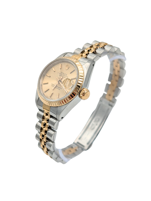 Rolex Ladies Datejust 2-Tone Tapestry Dial
