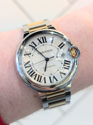 Cartier Ballon Bleu 18k Yellow Gold & Stainless Steel