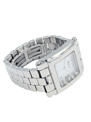 Chopard 'Happy Sport' Moving Diamond Watch (46x35mm)