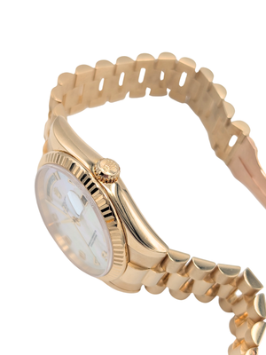 Rolex 18k Yellow Gold Day-Date President with MOP Dial