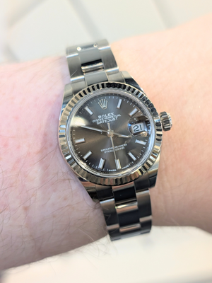 Rolex Ladies Datejust 28mm Grey Dial