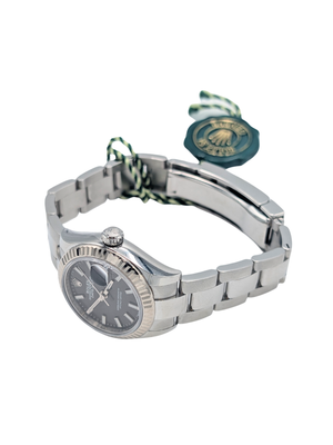 Rolex Ladies Datejust 28mm Grey Dial