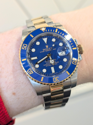 Rolex Submariner Blue Dial - Two Tone