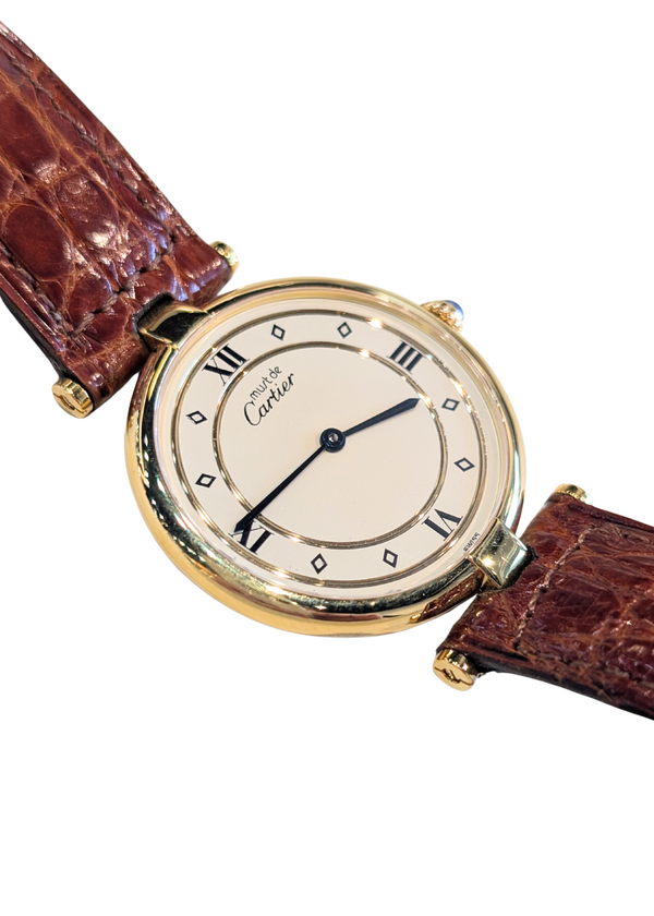 Cartier Vendome Quartz Gold Vermeil 29mm - Francis Jewellers