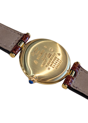 Cartier Vendome Quartz Gold Vermeil 29mm