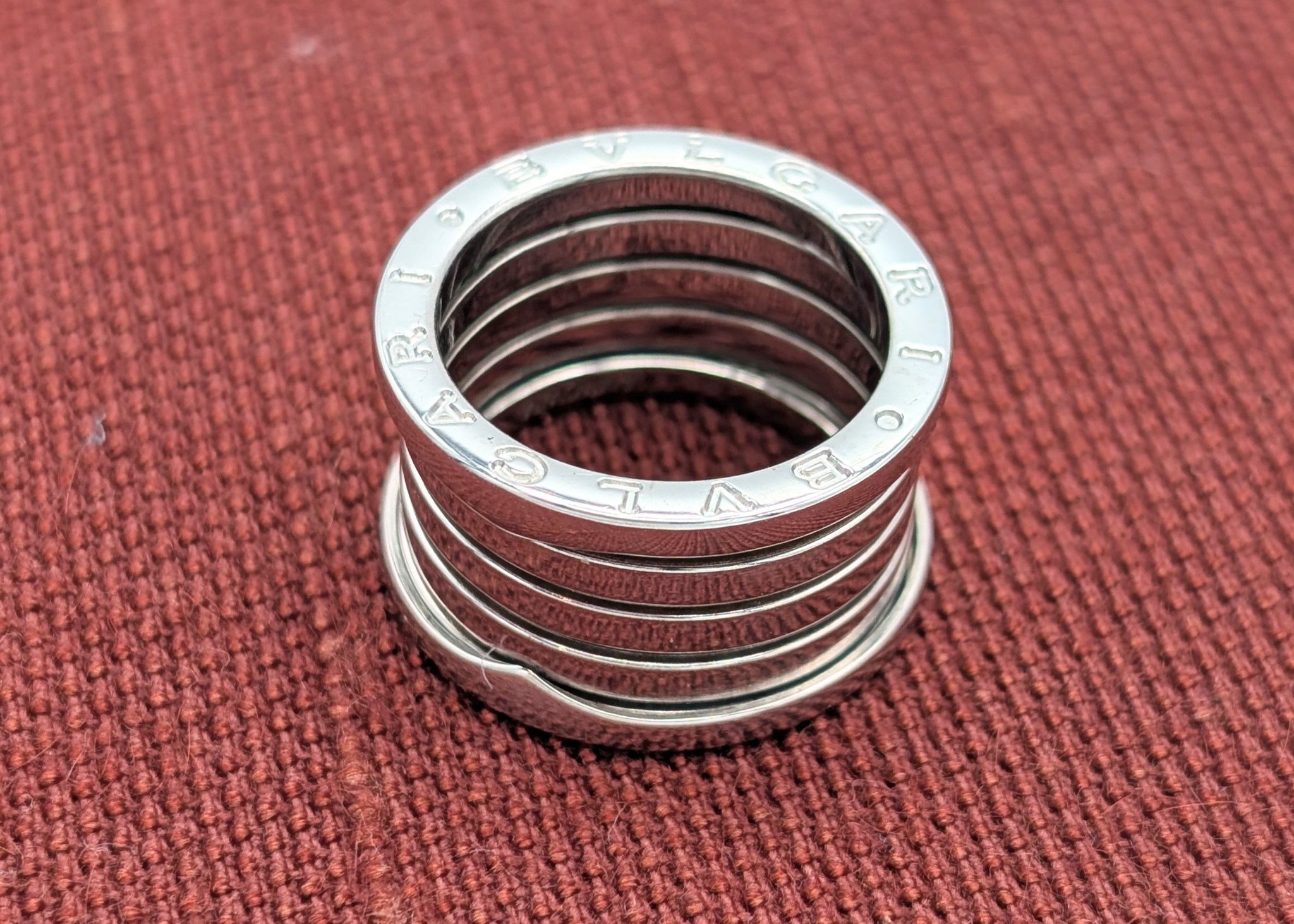 18k White Gold Bulgari 'Spring Ring'