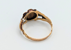 Antique Georgian Pearl & Diamond Flower Ring
