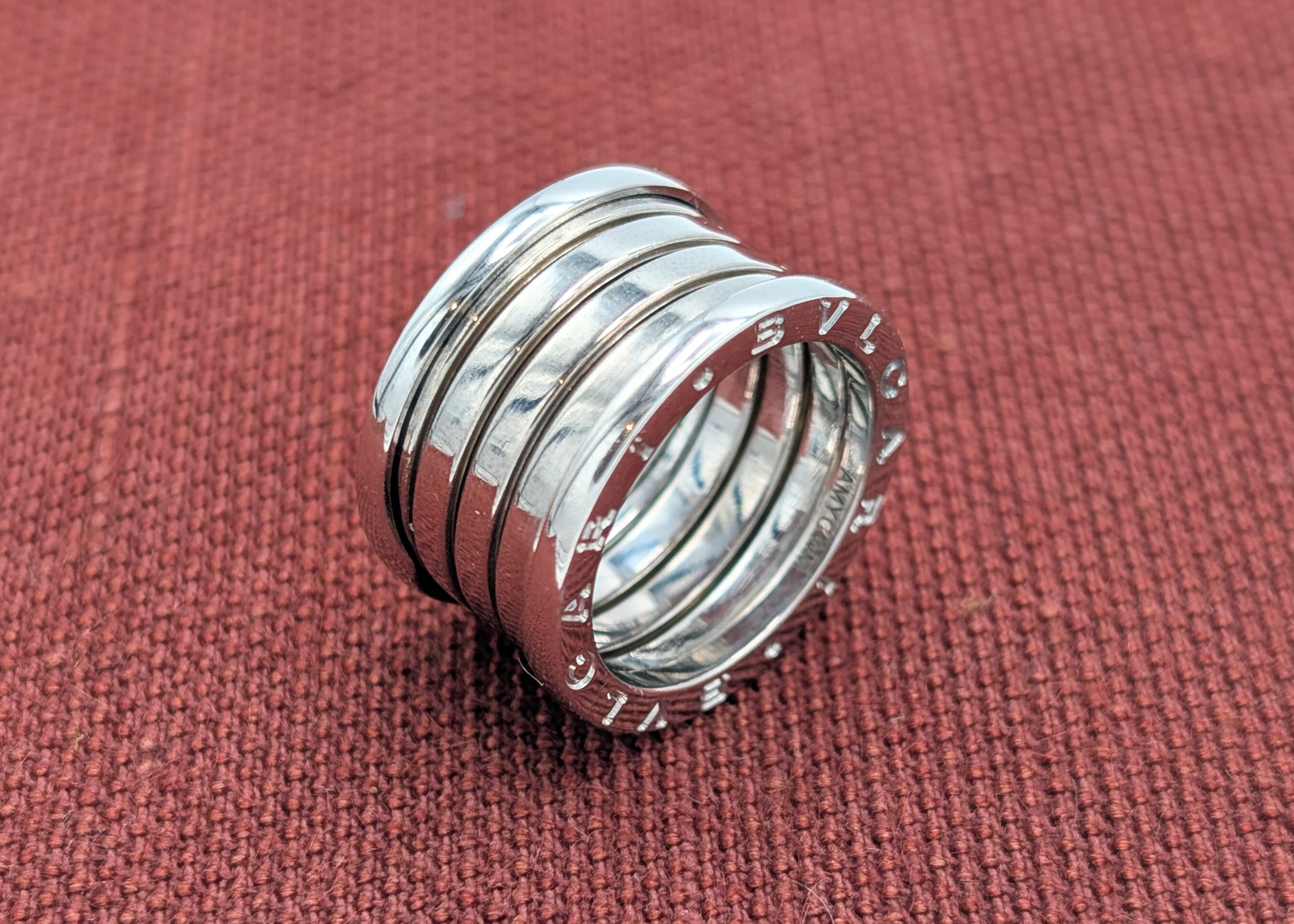 18k White Gold Bulgari 'Spring Ring'