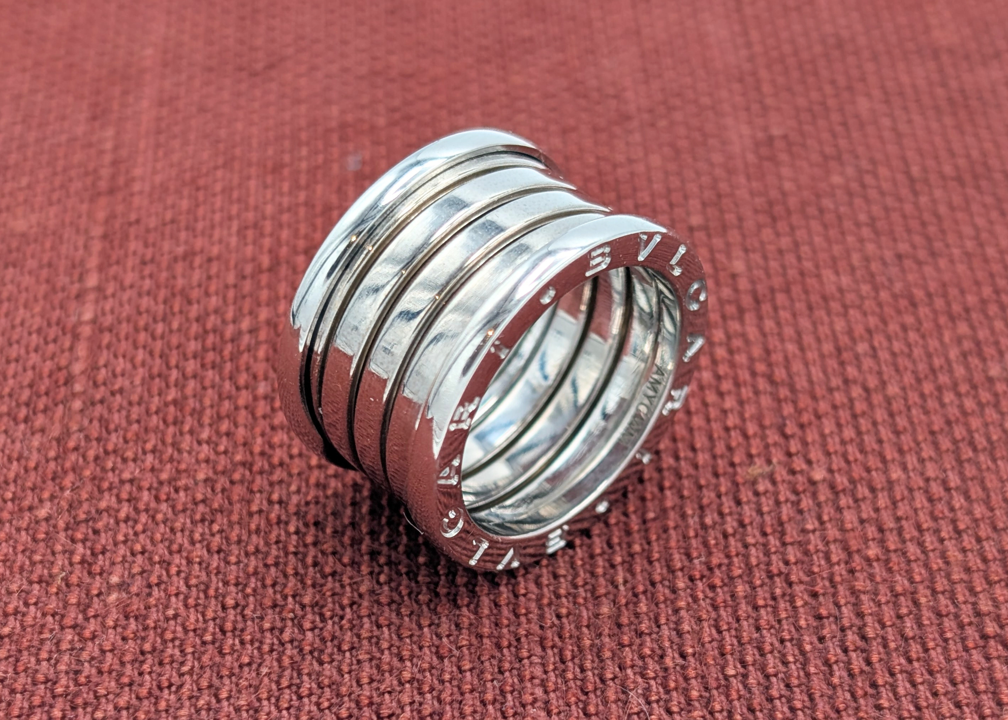 18k White Gold Bulgari 'Spring Ring'