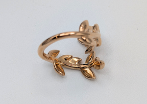 18K Yellow Gold Tiffany & Co Paloma Picasso Leaf Ring
