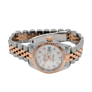 Rolex Lady Datejust 26mm Rose Gold & Diamond Dial