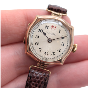 Rolex Vintage Ladies 9ct Watch Fancy Case
