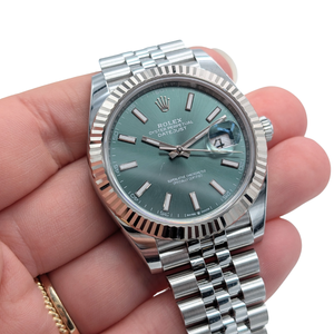 Rolex Datejust 41mm Green Dial - Full Set