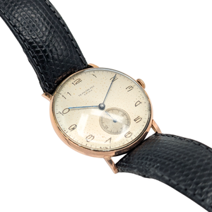 Vintage TH Picard Filsextra 18k Rose Gold Wristwatch