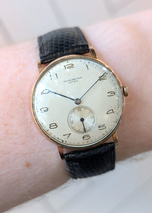 Vintage TH Picard Filsextra 18k Rose Gold Wristwatch