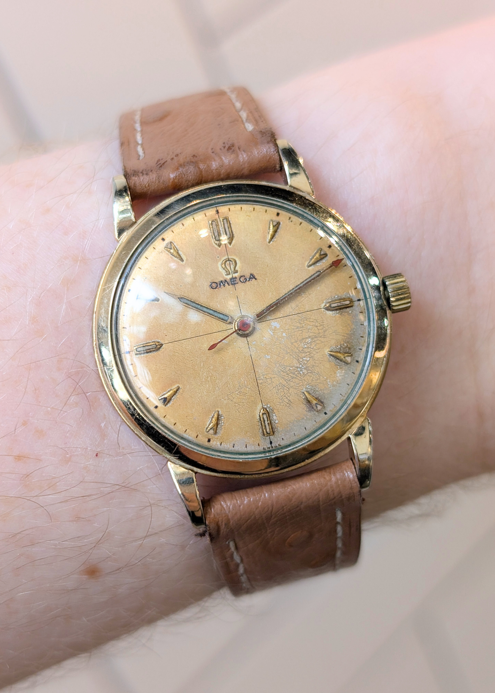 Vintage 1950's Omega Manual Wind Wristwatch