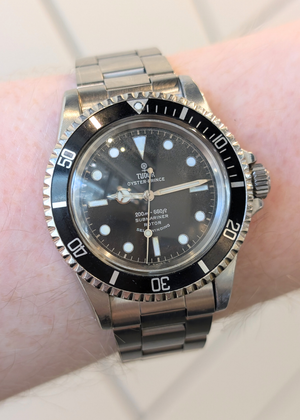 Tudor Submariner Wristwatch 1966 Black Dial