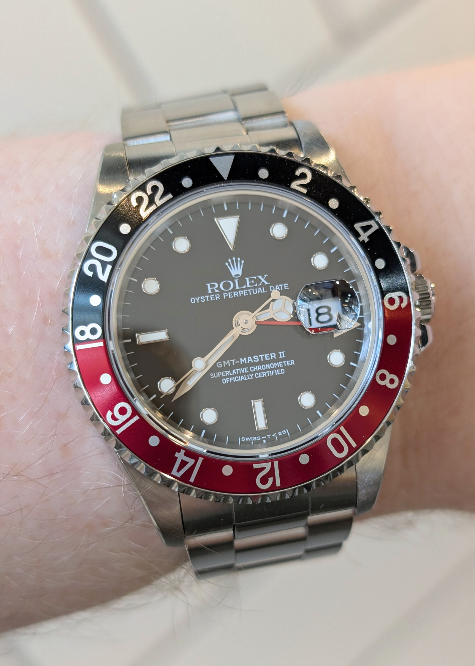 Rolex 'Coke' GMT - Black & Red Bezel