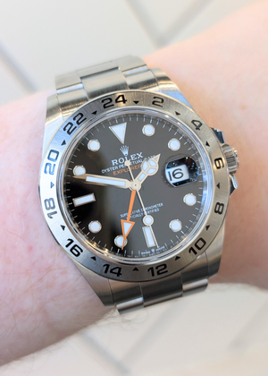 Rolex Explorer II Black Dial Stainless Steel C.2023