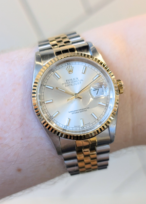 Rolex Datejust Two-Tone 36mm w/ Silver Dial