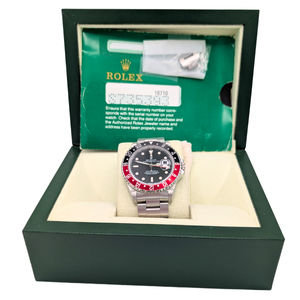 Rolex 'Coke' GMT - Black & Red Bezel