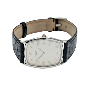 Patek Philippe Platinum Gondolo Wristwatch 1980's