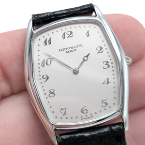 Patek Philippe Platinum Gondolo Wristwatch 1980's