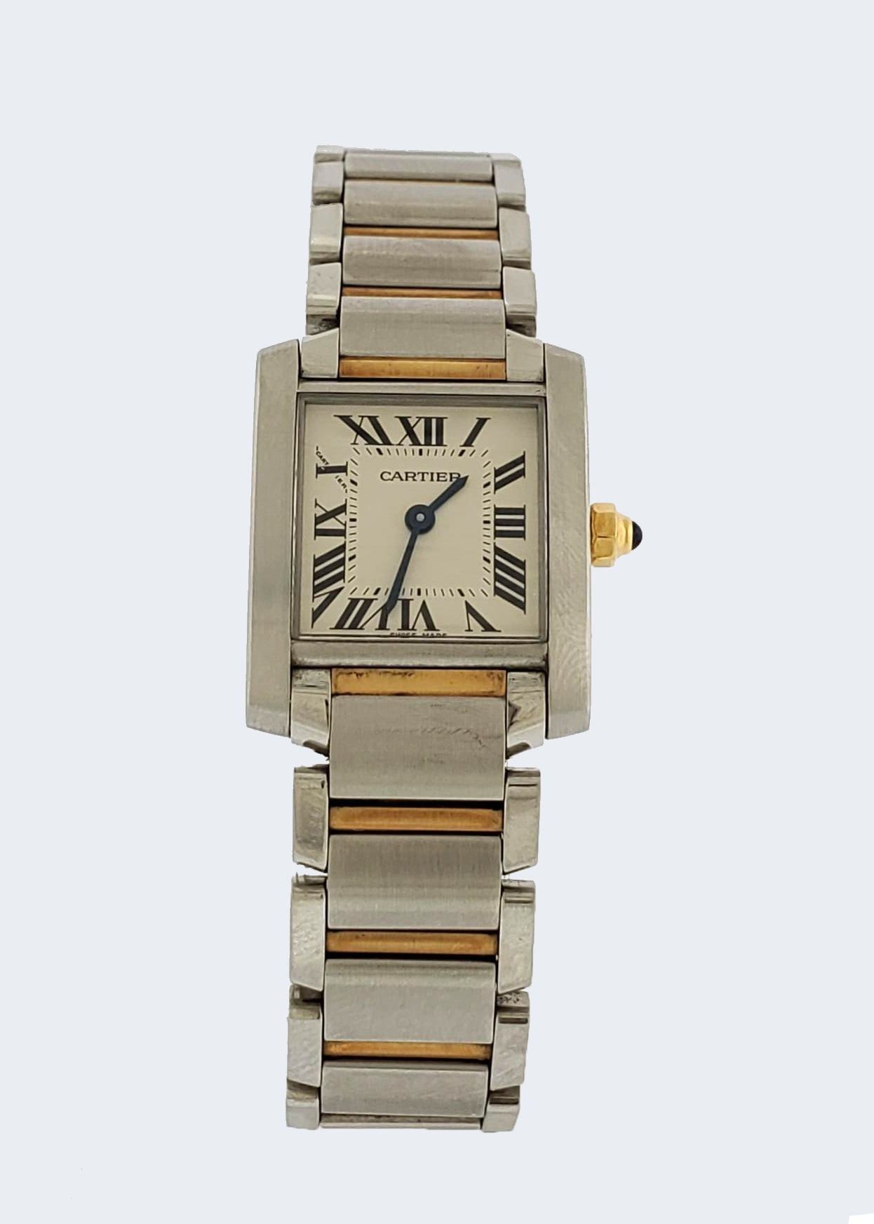 18K Yellow Gold and S/S Cartier Tank Francaise Ref W51007Q4