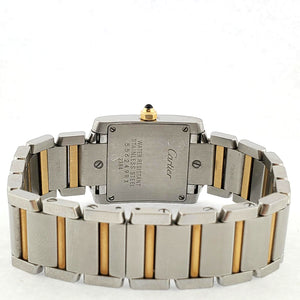 18K Yellow Gold and S/S Cartier Tank Francaise Ref W51007Q4